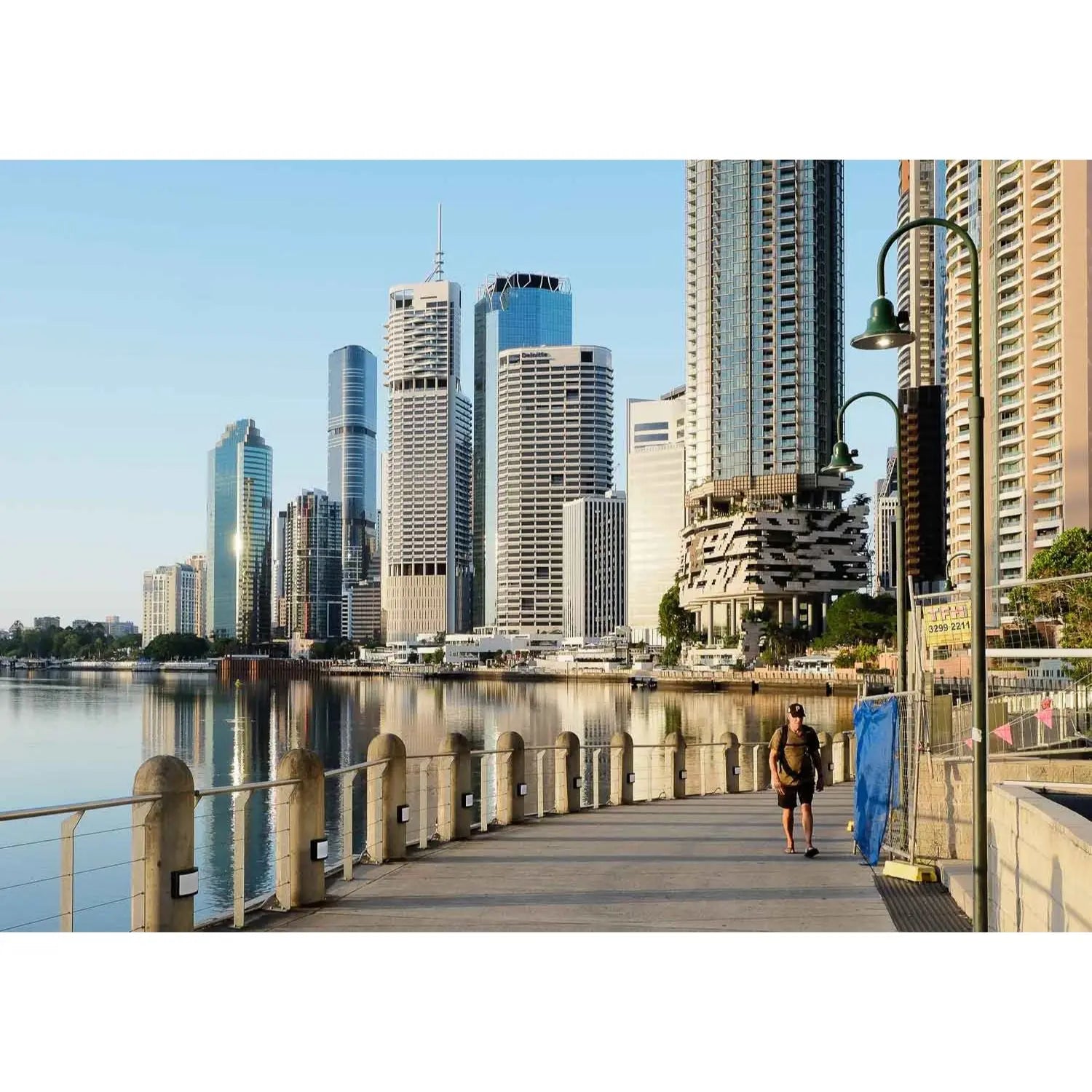 City Reach, Brisbane travel photography print preview, full image.