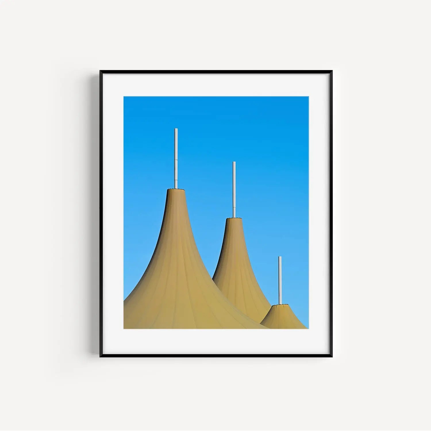 Kennards, Canberra minimalist photography print in frame.