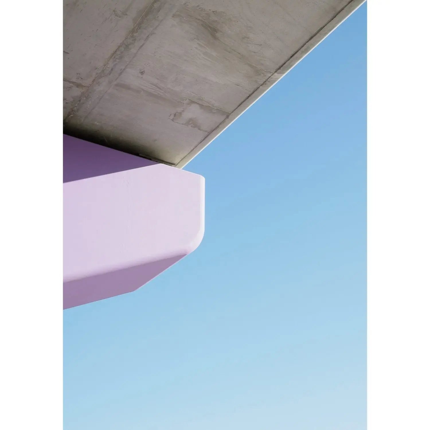 Preston Purple, Melbourne minimalist photography print preview, full image.