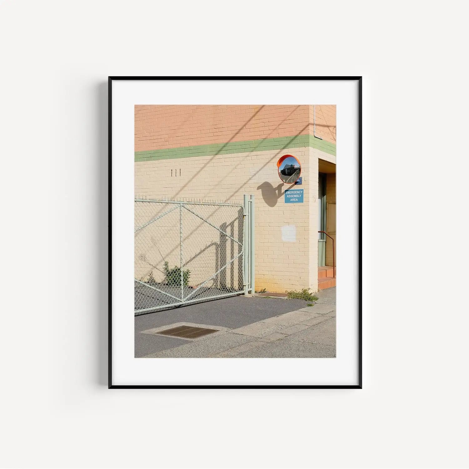 Sarina, Canberra street photography print in frame.