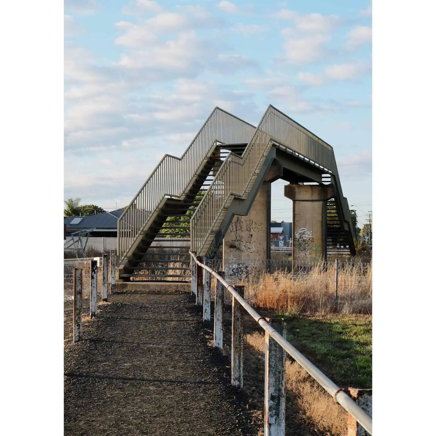 Stawell Street Bridge, Ballarat street photography print preview, full image.
