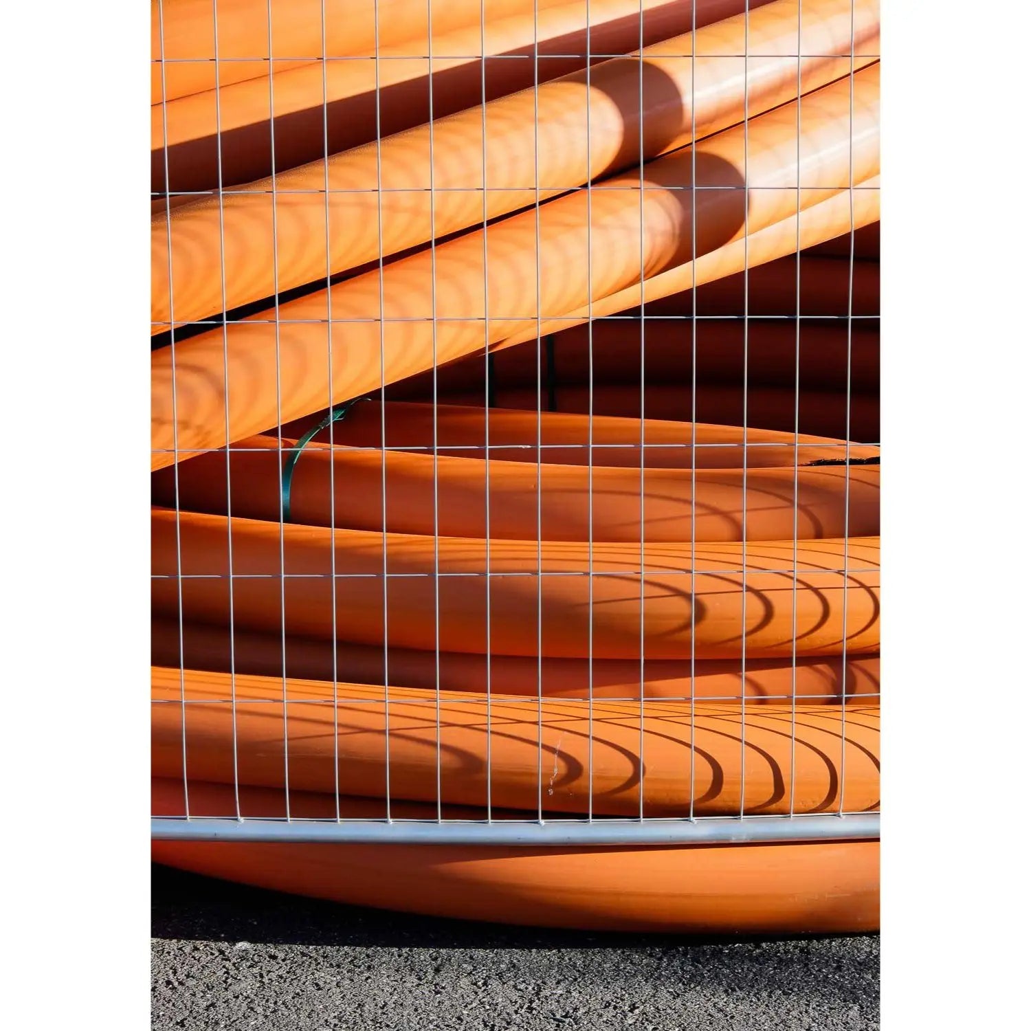 Tubes #1, New South Wales minimalist photography print preview, full image.